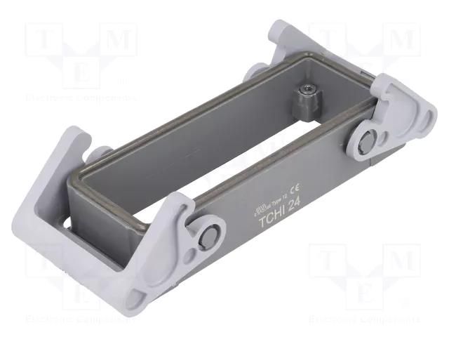 Enclosure for connectors: HDC; size 104.27; for panel mounting ILME TCHI24