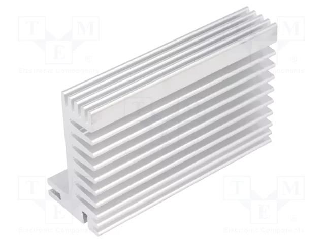 Heatsink: extruded; TO220; natural; L: 84mm; W: 55mm; H: 31mm; 5K/W FISCHER ELEKTRONIK SK610-84AL