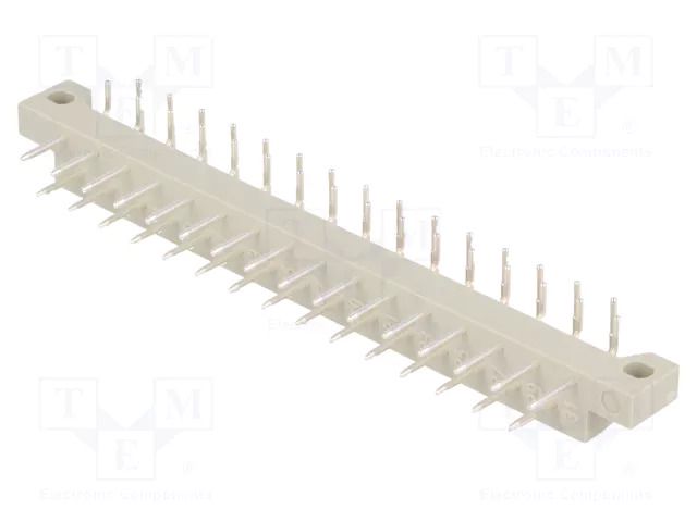 Connector: DIN 41617; plug; male; PIN: 31; angled 90°; 4A; 250V; THT CONEC SL31P