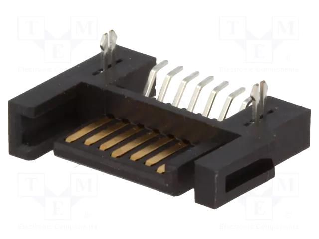 Connector: SATA; socket; male; PIN: 7 NINIGI SATA-M7P