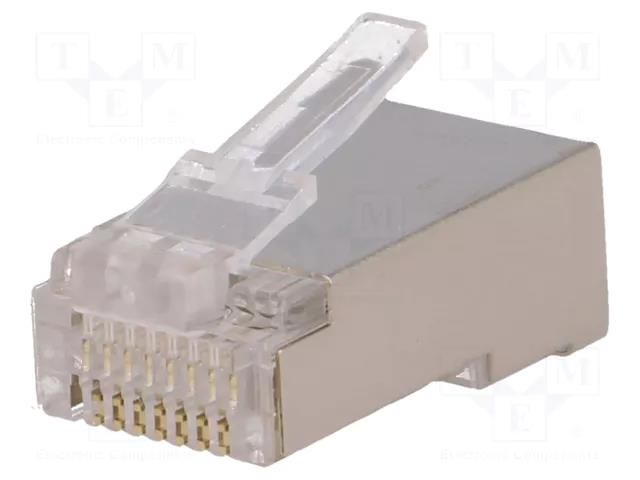 Connector: RJ45; plug; PIN: 8; shielded; Layout: 8p8c; for cable NINIGI RJ45WE