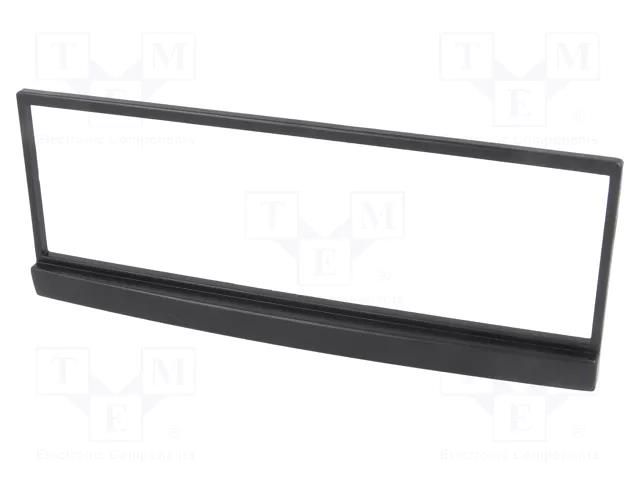 Radio frame; Škoda; 1 DIN; black 4CARMEDIA RAM-40.098