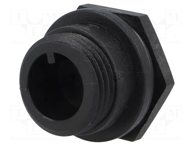 Connector: circular; socket; male; PIN: 2; 250V; w/o contacts; IP68 BULGIN PX0412/02P