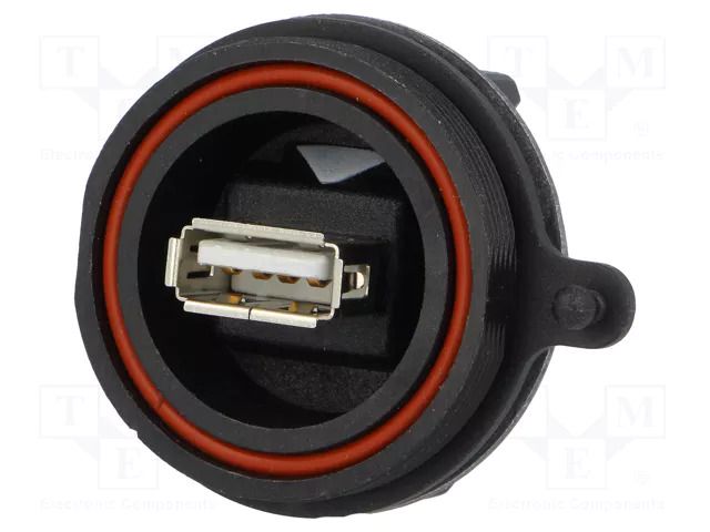 Adapter; socket; USB A socket (sealed),USB B socket; soldering BULGIN PX0842/A