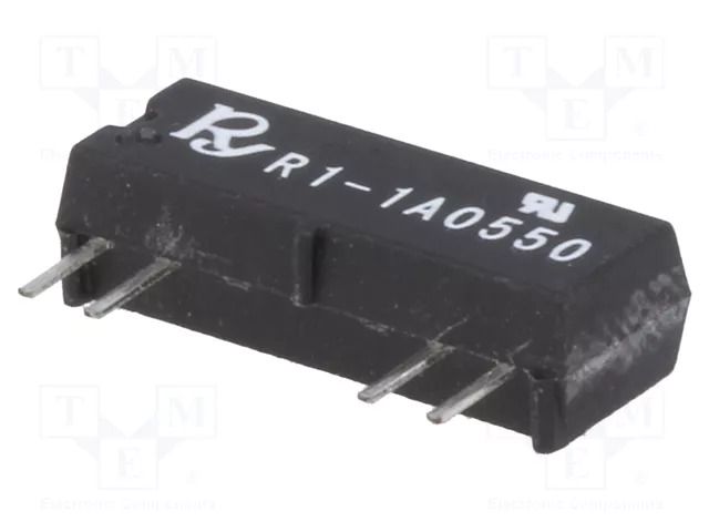 Relay: reed switch; SPST-NO; Ucoil: 5VDC; 1A; max.250VDC; 10VA; 50mW Recoy/RAYEX ELECTRONICS R1-1A0550