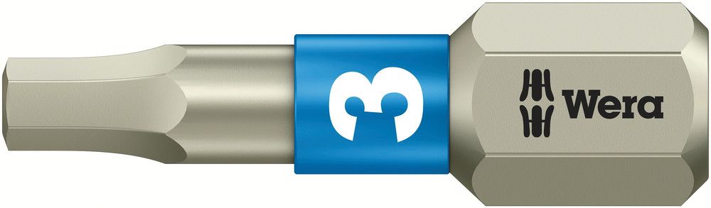 3840/1 TS bits, stainless, 3.0x25, Wera 05071073001