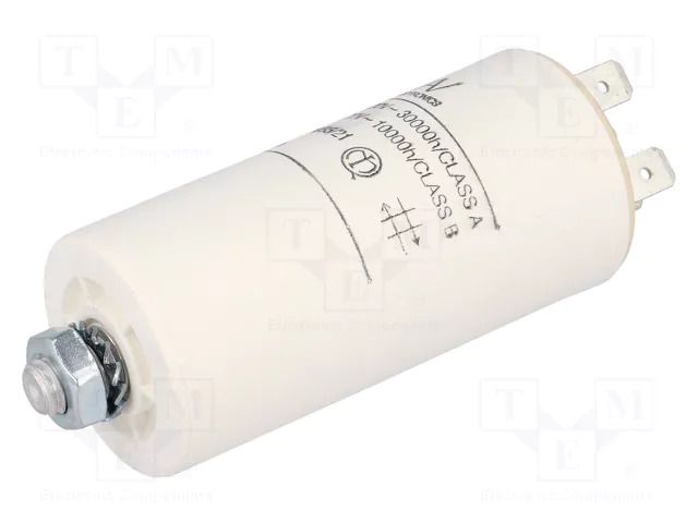 Capacitor: polypropylene; motors, run; 25uF; 470VAC; Ø45x94.5mm KEMET C274AC35250SA0J