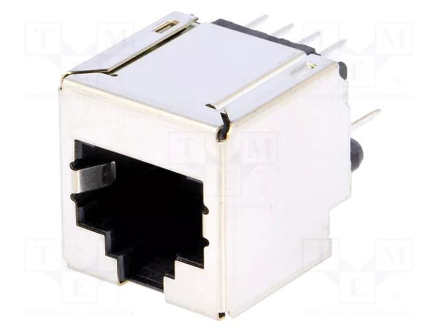 Connector: RJ45; socket; PIN: 8; Cat: 5; shielded; 8p8c; Press-Fit TE Connectivity 6368150-1
