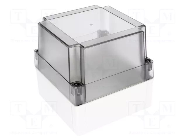 Enclosure: multipurpose; X: 130mm; Y: 130mm; Z: 125mm; MNX; grey; IK08 FIBOX PC125/125HT