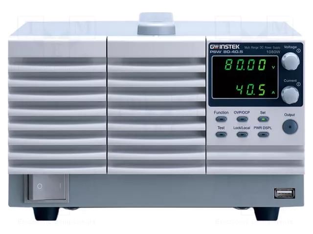 Power supply: programmable laboratory; Ch: 1; 0÷80VDC; 40.5A; PSW GW INSTEK PSW80-40.5