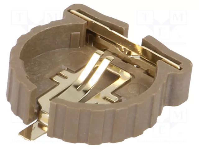 Socket; BR1220,CR1220; Batt.no: 1; horizontal,SMD; H: 4mm; Ø: 12mm KEYSTONE KEYS1056