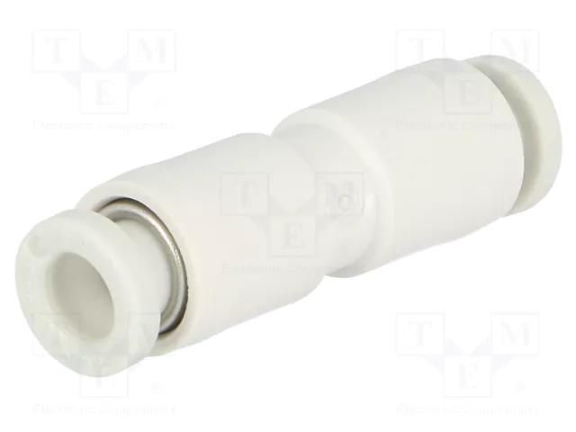 Push-in fitting; straight,inline splice; -1÷10bar; -5÷60°C SMC KQ2H04-00A