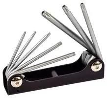 KEY SET, METAL FOLDING TAMPER STAR, 8PCS MP008584