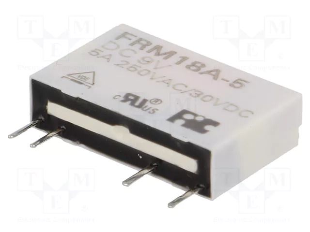 Relay: electromagnetic; SPST-NO; Ucoil: 9VDC; Icontacts max: 5A FORWARD INDUSTRIAL CO. FRM18A-9VDC