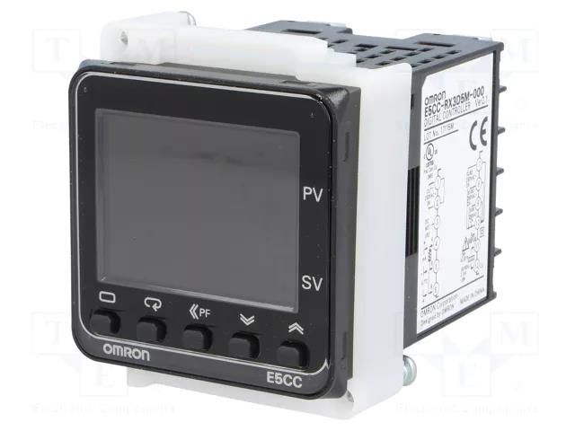 Module: regulator; temperature; SPST-NO; on panel; E5CC; -10÷55°C OMRON E5CC-RX3D5M-000