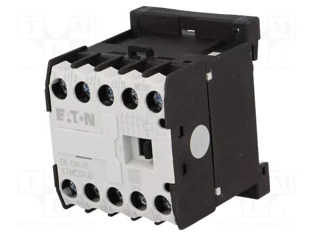 Contactor: 3-pole; NO x3; Auxiliary contacts: NO; 400VAC; 8.8A EATON ELECTRIC DILEM-10-400VAC