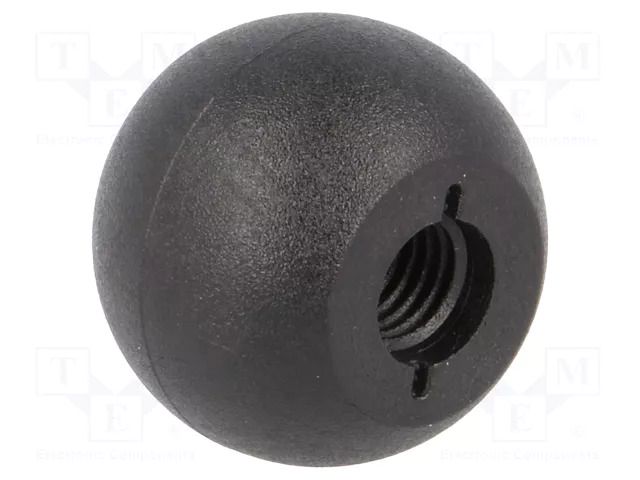 Ball knob; Ø: 25mm; Int.thread: M8; 12mm; technopolymer PA ELESA+GANTER DIN319-KT-25-M8-C