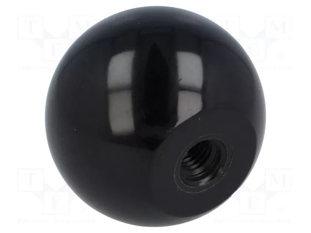 Ball knob; Ø: 50mm; Int.thread: M10; 21mm; duroplast PF ELESA+GANTER DIN319-KU-50-M10-C