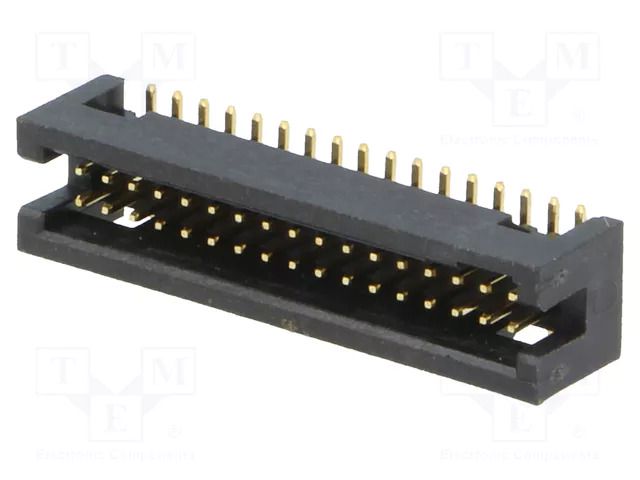 Connector: IDC; socket; male; PIN: 34; straight; SMT; 1.27mm CONNFLY DS1031-14-34S8B