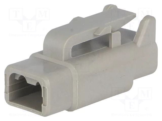 Connector: wire-wire; plug; female; DTM; PIN: 2; IP68; for cable DEUTSCH DTM06-2S