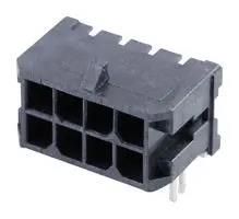 CONN, R/A HDR, 8POS, 2ROW, 3MM, SMT 43045-0807