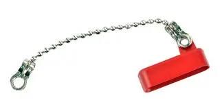 DUST CAP, SIZE 2, PLASTIC, RED 173112-0109