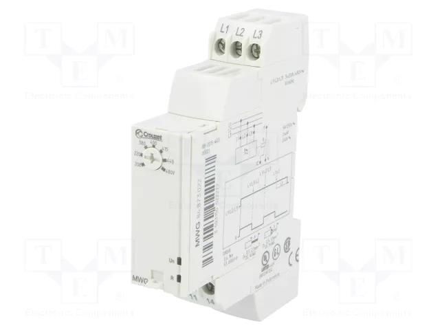 Voltage monitoring relay; phase sequence,phase failure; M; SPDT CROUZET CROUZET-MWG