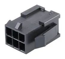 CONNECTOR HOUSING, PLUG, 6POS, 3MM 43020-0610