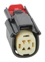 CONNECTOR HOUSING, RCPT, 4POS, GREY 33472-4007