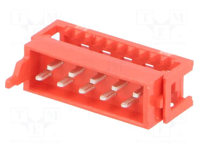 Connector: Micro-MaTch; plug; male; PIN: 10; IDC; for ribbon cable TE Connectivity AMP-8-215083-0