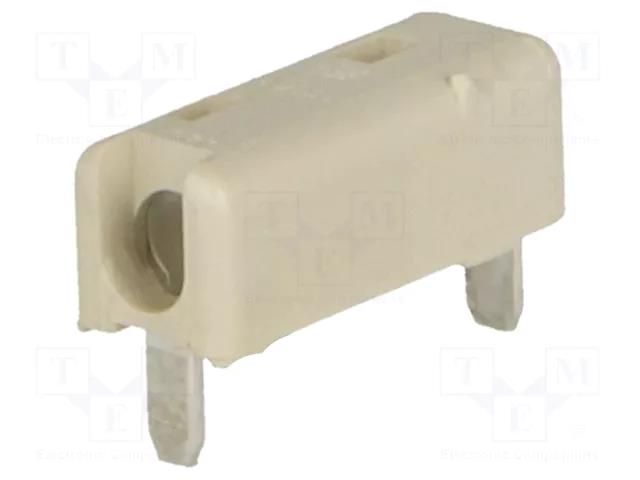 Connector: plug-in; Poke-In; 4mm; ways: 1; 22AWG÷18AWG; 4A; THT TE Connectivity AMP-2008839-1