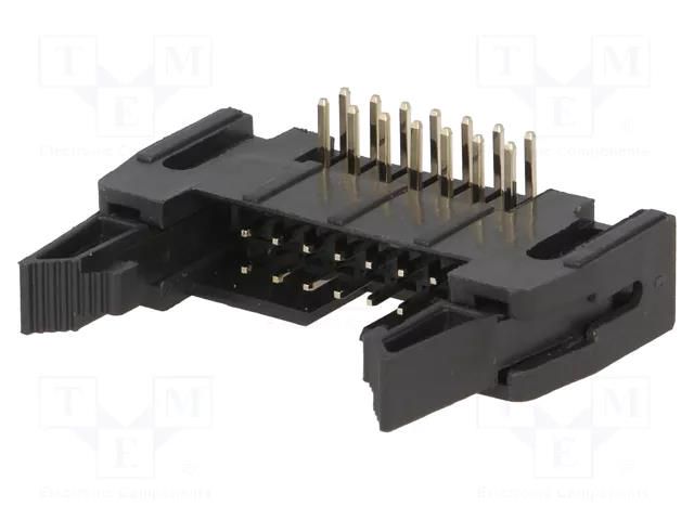Connector: IDC; socket; male; PIN: 14; angled 90°; THT; 2.54mm; 2x7 NINIGI AWP-14K