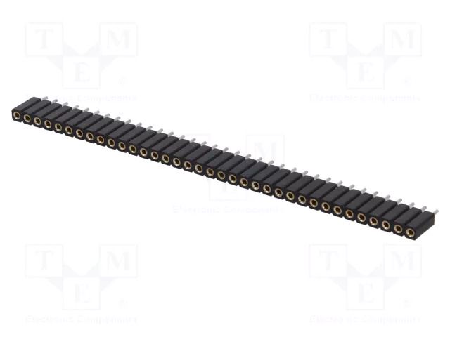 Connector: pin strips; socket; female; PIN: 36; THT; straight; 1x36 MPE GARRY BL36PZ