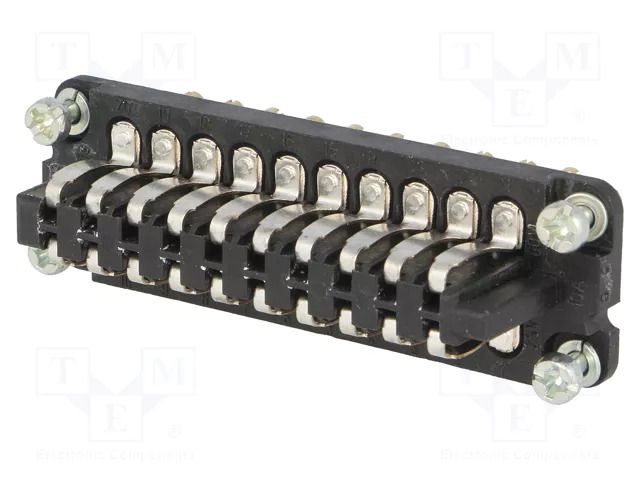 Connector: HDC; contact insert; male; 10A; 25V; Staf®; PIN: 20 HARTING 09700202817