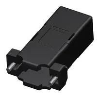 D SUB BACKSHELL, HOOD, 180DEG, SIZE DE 173114-0263