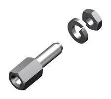 SCREW LOCK, FEMALE, 4-40 UNC, 8MM 173112-0667