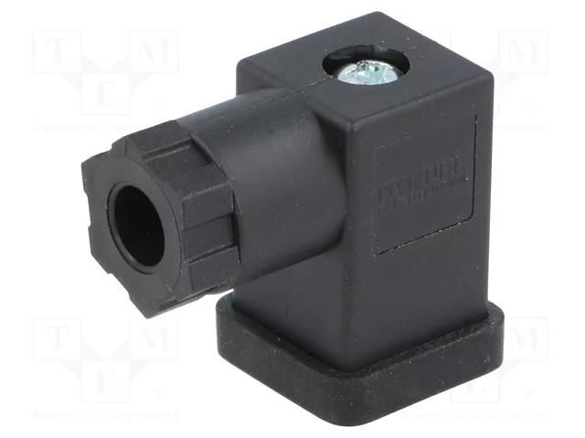 Connector: valve connector; plug; form C; 8mm; female; PIN: 3; 230V MURRELEKTRONIK 7000-30055-0000000