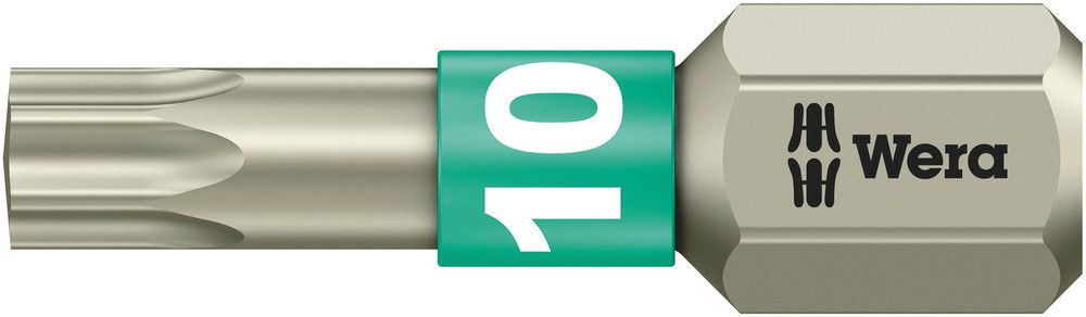 3867/1 TS TORX® bits, stainless, TX 10x25, Wera 05071032001
