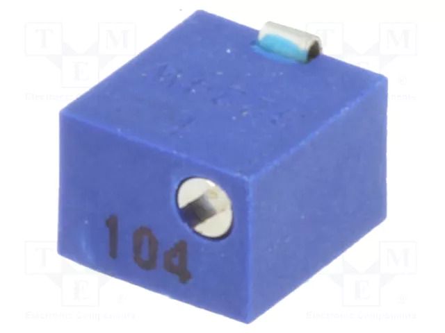 Potentiometer: mounting; vertical,multiturn; 100kΩ; 250mW; SMD SR PASSIVES 1801WSMD-100K