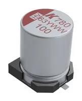CAP, 56UF, 63V, ALU ELEC, HYBRID, SMD A780KS566M1JLAS040