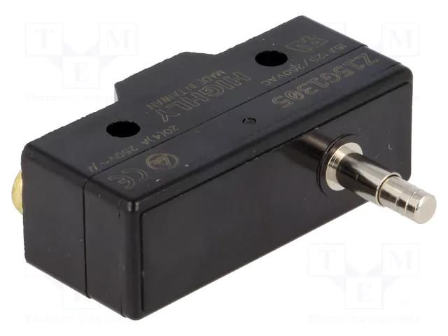 Microswitch SNAP ACTION; 20A/250VAC; with pin; SPDT; ON-(ON) HIGHLY ELECTRIC Z15G1305