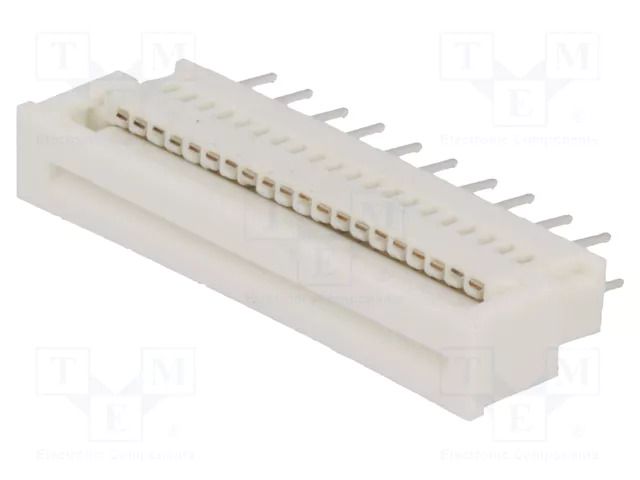 Connector: FFC/FPC; THT; PIN: 20; Tape ph: 1.25mm; straight; ZIF NINIGI ZIF-20