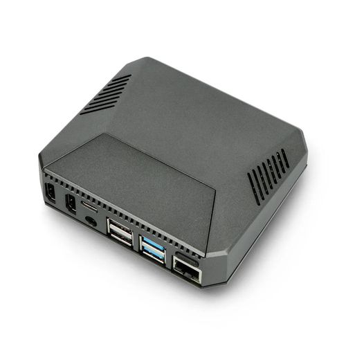 Raspberry Pi 4 aluminum case with fan - Argon One V2 - grey ARG-15391
