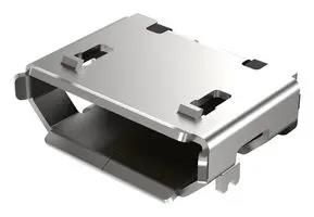 MICRO USB CONN, 2.0 TYPE B R/A RCPT, 5P USB3080-30-00-A