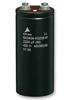 CAP, 3300┬╡F, 400V, ALU ELEC, SCREW B43456A9338M000