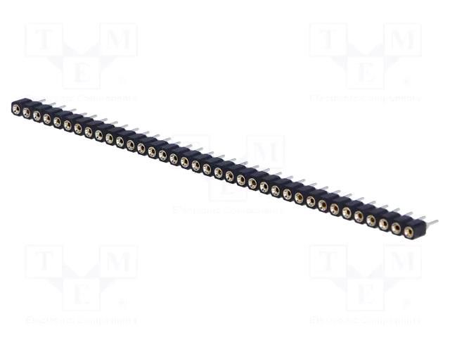 Connector: pin strips; socket; female; PIN: 36; straight; THT; 1x36 CONNFLY DS1002-01-1X36V13