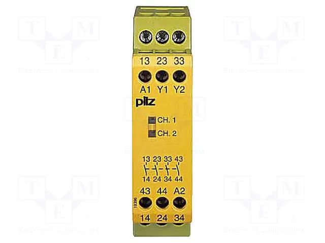 Module: extension; 24VDC; OUT: 2; for DIN rail mounting; PZE X4 PILZ PZ-774585