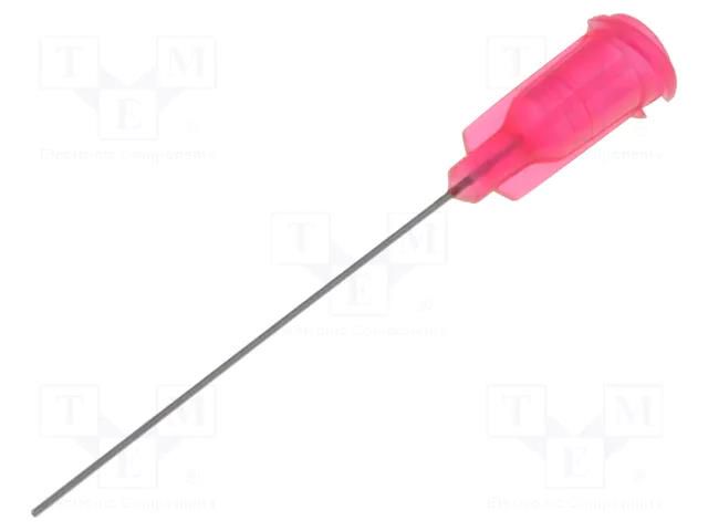 Needle: steel; 1.5"; Size: 25; straight; 0.25mm; Mounting: Luer Lock FISNAR FIS-25-3/2-ES