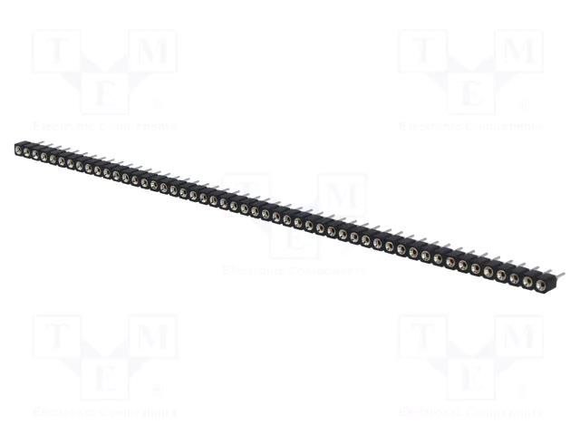 Connector: pin strips; socket; female; PIN: 50; straight; THT; 1x50 CONNFLY DS1002-01-1X50V13