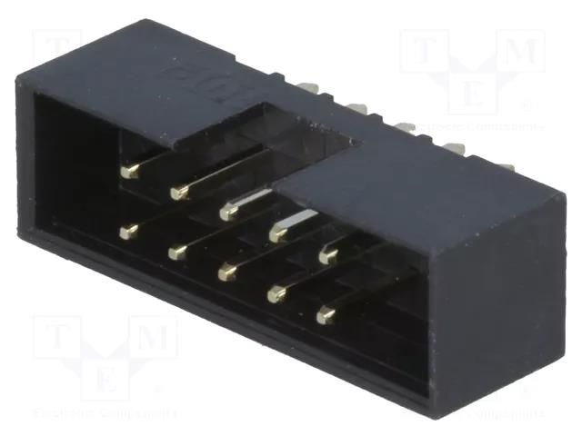 Connector: IDC; socket; male; PIN: 10; straight; THT; 2mm; 2x5 CONNFLY DS1014-10SF1B